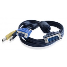 ADDER VSCD6 26HDM to Video/Dual USB Cable AVSV 1.8 Metre Secure Switch Cable