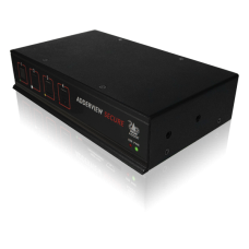 ADDERView Secure Digital Standard AVSD1004 EAL4+/EAL2+ Certified Dual Link 4 Port DVI-I/Audio KVM Secure Switch with USB